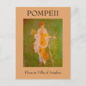 Carte Postale Fresque de Flore dans Villa d'Ariane, Pompéi (Devant)