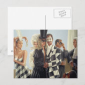 Carte Postale Fresque de l'hôtel Berkley - 1 (Devant / Derrière)