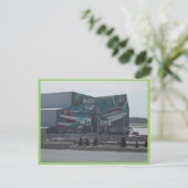 Carte Postale Fresque De Northwest Airlines Sur Un Bâtiment De S (Debout devant)