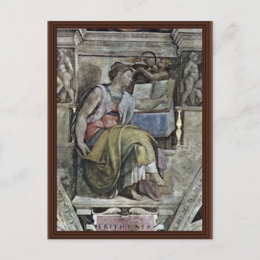 Carte Postale Fresque De Plafond Pour L'Histoire De La Création (Devant)