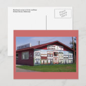 Carte Postale Fresque des commerçants de Main Street (Devant / Derrière)