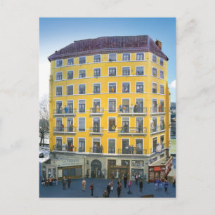 Carte Postale Fresque des lyonnais - Mur peint - Lyon