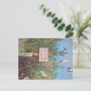 Carte Postale Fresque d'une scène de jardin, Pompéi