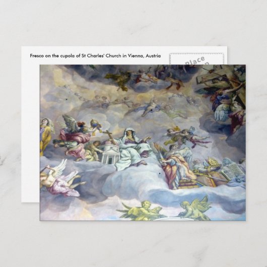 Carte Postale fresque saint-charles (Devant / Derrière)