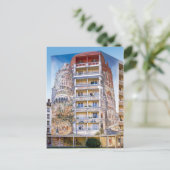 Carte Postale Fresque Tour de Babel - Mur peint - Lyon (Debout devant)