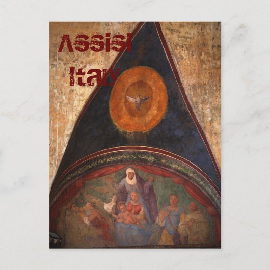 Carte Postale Fresques d'Assise (Devant)