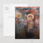 Carte Postale Fresques de l'église serbe du XIVe siècle, 2 (Devant / Derrière)