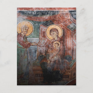 Carte Postale Fresques de l'église serbe du XIVe siècle, 2