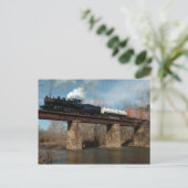 Carte Postale Fret À Vapeur Sur Chevalet (Debout devant)