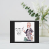 Carte Postale Freud & Citation sur les Chats (Debout devant)