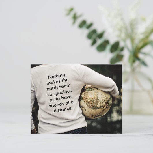 Carte Postale Freunde in der Ferne (Debout devant)