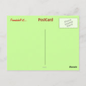 Carte Postale Freundschaft ist... (Dos)