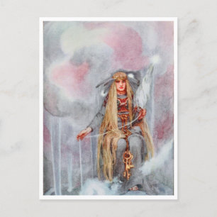 Carte Postale Freya tourne les nuages par Helen Stratton