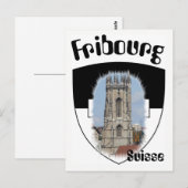 Carte Postale Fribourg (Devant / Derrière)