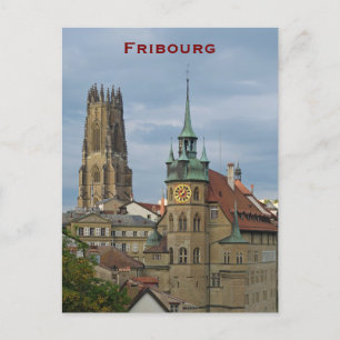 Carte Postale Fribourg Architecture Suisse