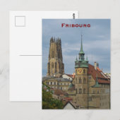 Carte Postale Fribourg Architecture Suisse (Devant / Derrière)