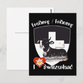 Carte Postale Fribourg / Fribourg Schweiz Suisse Postkarte (Devant / Derrière)