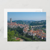 Carte postale Fribourg Suisse (Devant / Derrière)
