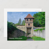 Carte postale Fribourg Suisse (Devant / Derrière)