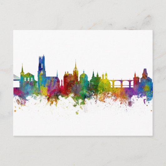 Carte Postale Fribourg Suisse Toit (Devant)