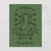 Carte Postale Frida Kahlo | Ailes à voler (Devant)