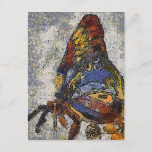 Carte Postale Frida Kahlo Butterfly Monet Inspiré