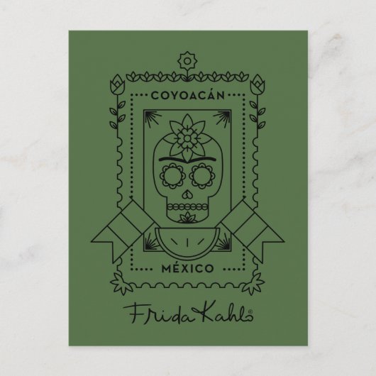 Carte Postale Frida Kahlo | Coyoacá (Devant)