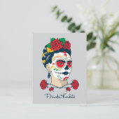 Carte Postale Frida Kahlo | El Día de los Muertos (Debout devant)