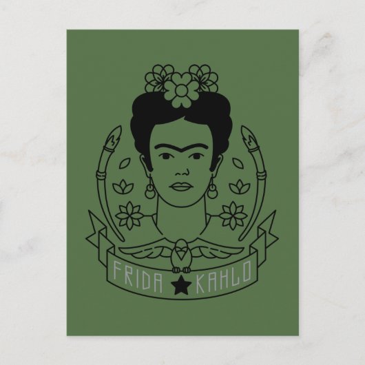 Carte Postale Frida Kahlo | Heroína (Devant)