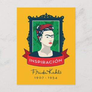 Carte Postale Frida Kahlo Inspiración