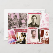 Carte Postale Frida Kahlo Photo Montage (Devant / Derrière)