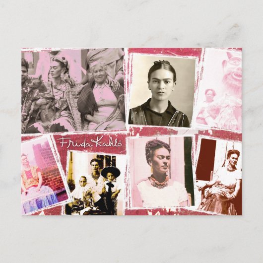 Carte Postale Frida Kahlo Photo Montage (Devant)