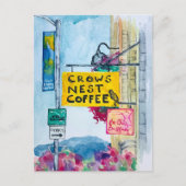 Carte Postale Friday Harbor Washington Coffee Business Signs (Devant)