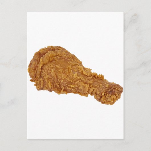 CARTE POSTALE FRIED CHICKEN LEG FUN (Devant)