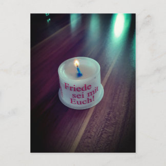 Carte Postale Friede sei mit Euch christliche