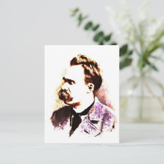 Carte Postale Friedrich Nietzsche (Debout devant)