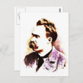 Carte Postale Friedrich Nietzsche (Devant / Derrière)