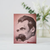 Carte postale Friedrich Nietzsche (dessinée par Ha (Debout devant)