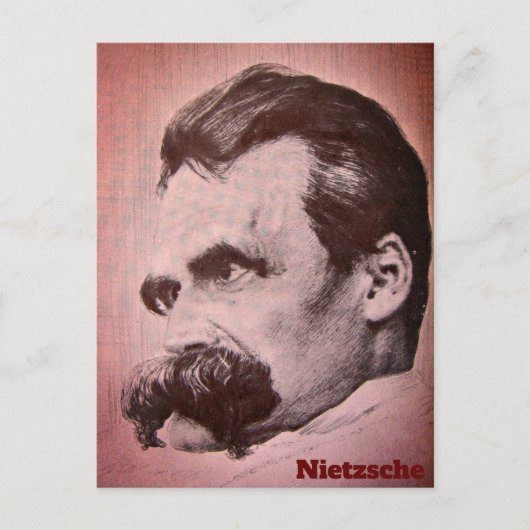 Carte postale Friedrich Nietzsche (dessinée par Ha (Devant)