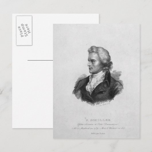 Carte Postale Friedrich Schiller (Devant / Derrière)