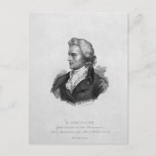 Carte Postale Friedrich Schiller (Devant)