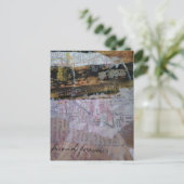 Carte Postale Friend Forever mixed media collage (Debout devant)