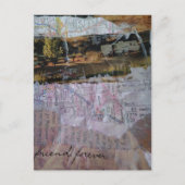 Carte Postale Friend Forever mixed media collage (Devant)
