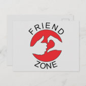 Carte Postale Friend Zone (Devant / Derrière)