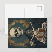 Carte Postale Friendly Birthday Skeleton B-Day Gift (Devant / Derrière)