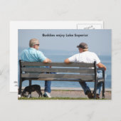 Carte Postale Friends2, les amis aiment le lac Supérieur (Devant / Derrière)