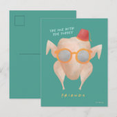 Carte Postale FRIENDS™ | Celui avec la dinde (Devant / Derrière)