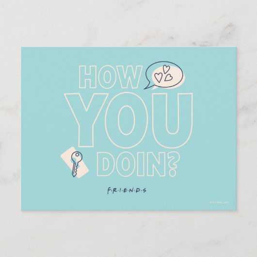 Carte Postale FRIENDS™ | Comment vas-tu ? (Devant)
