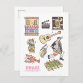 Carte Postale FRIENDS™ | Graphisme d'icônes de dessin animé (Devant / Derrière)