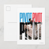 Carte Postale FRIENDS™ | PIVOT PIVOT PIVOT Citation (Devant / Derrière)